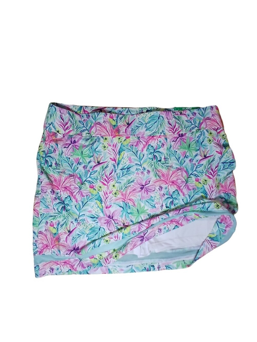 NWT Stella Parker Floral Stretch Skort Sz Large